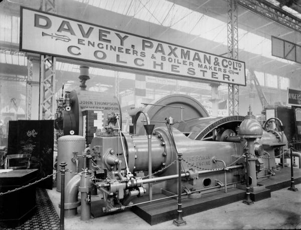 Paxman Gas Engine at the Franco-British Exhibition 1908