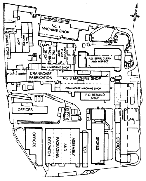 Plan of Standard Works before rationalisation